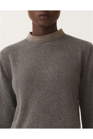 Grey wool, cashmere and silk sweater FABIANA FILIPPI | MAD215F091L5178185